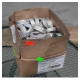 Collection of aluminum Jar Lids with glass