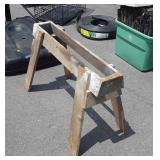One Wood Saw Horse