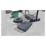 Top Paw Folding Double Door Pet Cage, medium