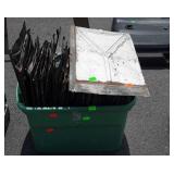 Collection of early Galvanized Ceiling or Wall