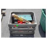 Produce Crate with Bird Feeder, Suit cake