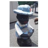 Concrete Black Memorabilia Outdoor Garden Decor