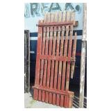 Early wooden slatted Barn Stall Or Grain Room