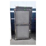 Three wooden framed Screens, 30x60"