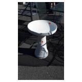 Concrete Bird Bath, 16" bath bowl, nice condition