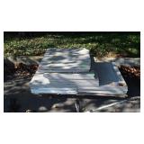 Building Materials lot, bunch of slat tile