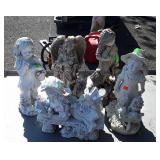 5pc Gardening Decor Figures, Girl the ed, all