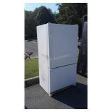 Amana Refrigerator with bottom swing door