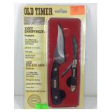 Old timer pocket knife set
