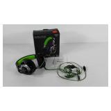Nivava K6 pro gaming headset with box and user