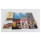 DVDs and a book on tape