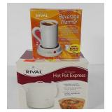 Small appliances, Hot Pot Express and beverage