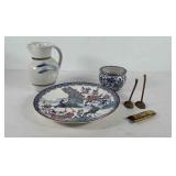 Home decor, includes decorative plate, bowl,