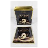Absolute hydrating gold gel masks, 24k glow,