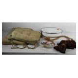 Miscellaneous group, patio cushions, roasting pan