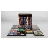 DVDs, 24 titles, some are still sealed