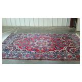 Room rug, 77 x 131, fringe and use along edges