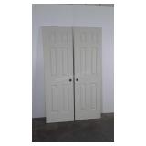 Two 24" Interior House Doors, primed, never