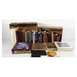 Books, textbooks, language learning, etc., some