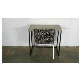 Lightweight desk and chair, upholstery needs