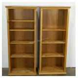 Pair of bookcases, 5