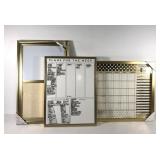 Three planning white board, calendar 28x22, week