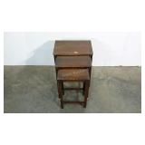 Hebert E. Gibbs nesting tables, largest measures