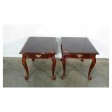 Pair of Queen Anne end tables