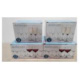 Daily Ware stemware,  24 six ounce and 24 ten