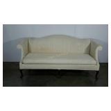 Sofa, 80" wide, cream color, needs spot cleaned
