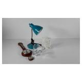 Decor group, weather wall station, desk lamp,