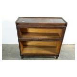 Barrister style bookcase, in 4 parts and missing