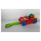 Fisher Price wagon busy toy with blocks