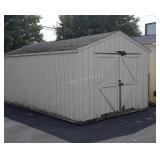 Storage Shed, 10x16ft, 102" tall to peak,  T-111
