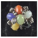 Sterling silver princess ring size 9