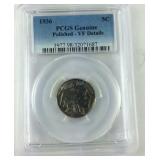 PCGS VF 1936 Indian Head Nickel