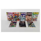 Marvel comic books, includes Spiderman, The New