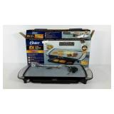 Oster electric griddle with warming tray, ceramic