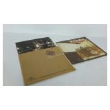 Two Led Zeppelin vinyl record albums