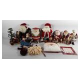 Christmas decorations, santa nesting boxes,