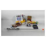 Toys, Play-Doh, Harry Potter audiobook, toy cash