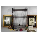 Miscellaneous group, framed wall decor, wash