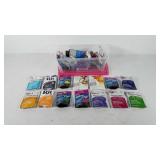 Small, storage bin of fabric dye