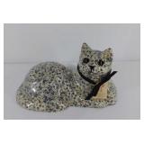 Ceramic Calico Cat figurine, original tag,