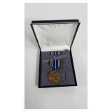 Military Achievement medal, ribbon and pin, in