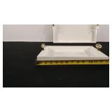 Decorative trays, 1 tray has a lose handle.