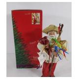 Clothtique Collection Santa Pinata, hang tag, and