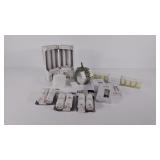 Candles and lights, led string lights, tapers,