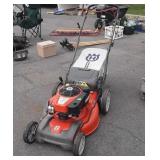 Husqvarna Auto  walk push mower with bagger, 7.75