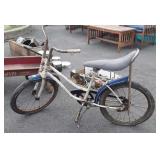 Older Iverson bicycle, has rust throughout, will